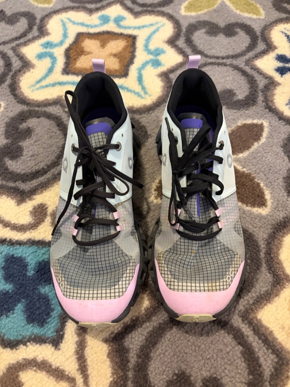 On Cloud Women's Shift Surf Lightweight Vapor Running Shoes - Pink/Gray
